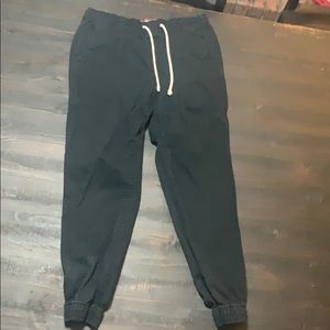 Black joggers